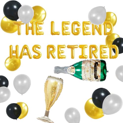 Satz von 18 The Legend hat sich Ballons Happy Retirement Ballons Happy Retirement Party Dekorationen Happy Retirement Banner Balloons zurückgezogen Satz von 18 The Legend hat sich Ballons Happy Retirement Ballons Happy Retirement Party Dekorationen Happy Retirement Banner Balloons zurückgezogen von JeVenis