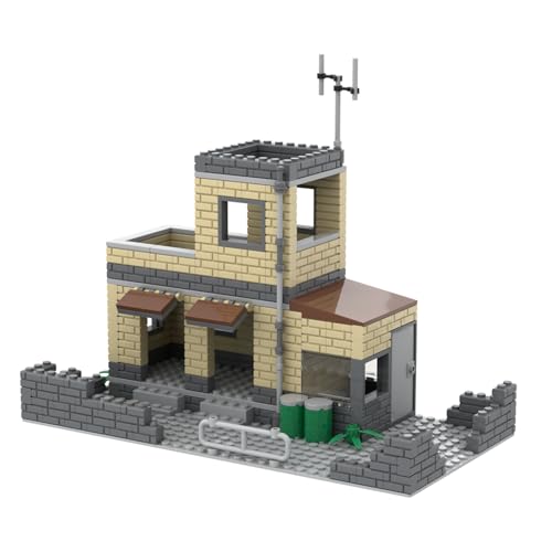 Jeamoc Militär Haus WW2 Haus Bausteine Bauset, WW2 Gebäude Militär Basis Militär Gebäude Bausteine Bauset, 349 Teile, Kompatibel mit Lego Jeamoc Militär Haus WW2 Haus Bausteine Bauset, WW2 Gebäude Militär Basis Militär Gebäude Bausteine Bauset, 349 Teile, Kompatibel mit Lego von Jeamoc