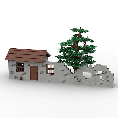 Jeamoc Militär Ruine WW2 Ruine Haus Bausteine Bauset, WW2 Ruine Gebäude Militär Haus Bausteine Bauset, 633 Teile, Kompatibel mit Lego Jeamoc Militär Ruine WW2 Ruine Haus Bausteine Bauset, WW2 Ruine Gebäude Militär Haus Bausteine Bauset, 633 Teile, Kompatibel mit Lego von Jeamoc