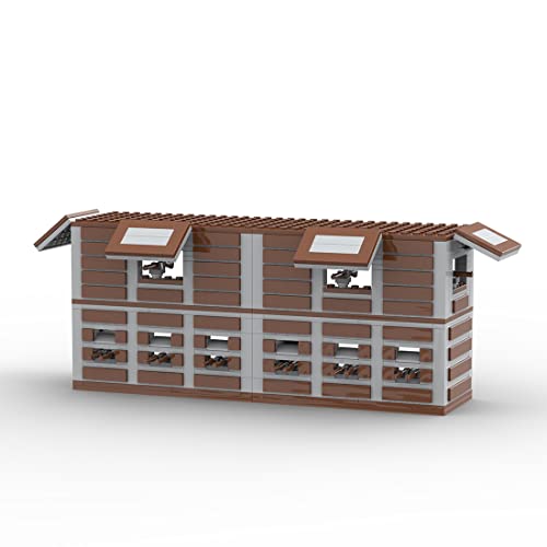 Jeamoc Militär Waffenlager WW2 Festung Bausteine Bauset, 2-In-1 WW2 Waffenlager und Festung Gebäude Militär Haus Bausteine Bauset, 550+ Teile, Kompatibel mit Lego Jeamoc Militär Waffenlager WW2 Festung Bausteine Bauset, 2-In-1 WW2 Waffenlager und Festung Gebäude Militär Haus Bausteine Bauset, 550+ Teile, Kompatibel mit Lego von Jeamoc