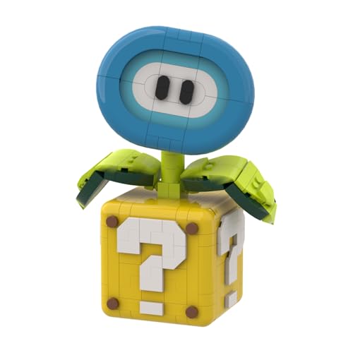 Jeamoc Sonnen Blume Piranha Pflanze Bausteine Bauset für 71426 Piranha Pflanze, 337 Teile, Sonnen Blume Pflanze Bausteine Bauset, Kompatibel mit Lego 71426 Piranha Pflanze von Jeamoc