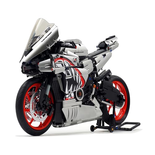 Jeamoc Technik Motorrad Bausteine Bauset für Yamaha R1, 2128 Teile, Technik Motorrad Bausteine Bauset, Kompatibel mit Lego Jeamoc Technik Motorrad Bausteine Bauset für Yamaha R1, 2128 Teile, Technik Motorrad Bausteine Bauset, Kompatibel mit Lego von Jeamoc
