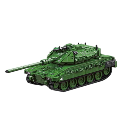 Jeamoc WW2 Militär Merkava Panzer Bausteine Bauset, mit Soldaten und Waffen, 1023 Teile, Militär Merkava Panzer Bausteine Bauset, Kompatibel mit Lego von Jeamoc