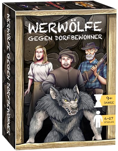 Jean-Philippe Dietz® - Werwölfe gegen Dorfbewohner - Werwolf Spiel für einen netten Abend - Werwölfe Kartenspiele von Jean-Philippe Dietz