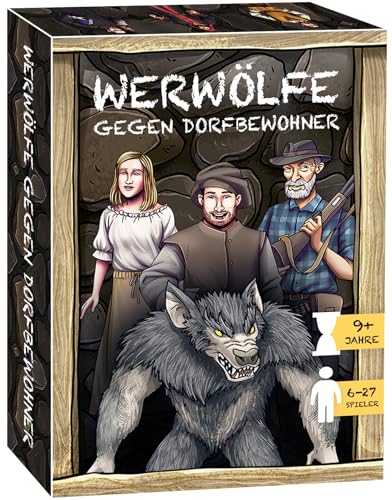 Jean-Philippe Dietz® - Werwölfe gegen Dorfbewohner - Werwolf Kartenspiel für einen netten Abend - Tragbares Kartenspiel für Erwachsene ab 15 Jahren von Jean-Philippe Dietz