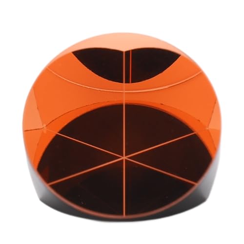 Jeanoko Ecke Prisma Cube Kupferbeschichtete Plattierte Trihedrische Retrorefektor Optische Glaslinse 25,4 Mm mit Gleichmäßiger Feinbeschichtung für Vermessungsprofis von Jeanoko