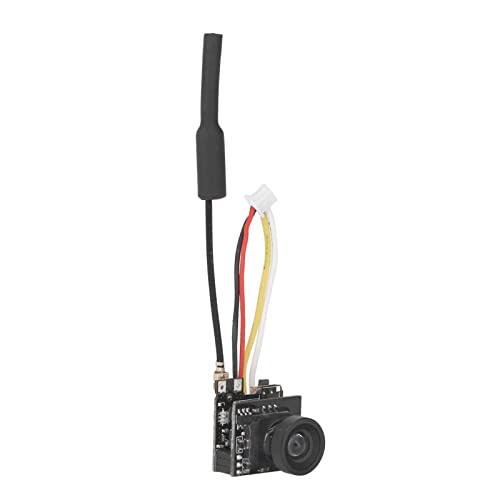 Mikro-FPV-Kamera, schwarzes Rennband. Einfach zu installierende 40-Kanal-FPV-AIO-Kamera für Rennwagen von Jeanoko