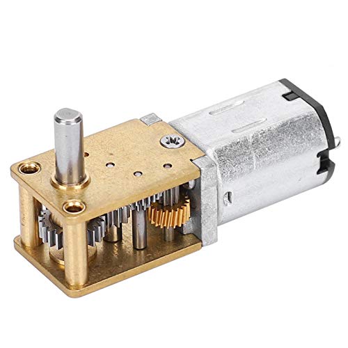 Mini Micro Metall Getriebemotor N20 DC12V Drehzahlreduzierung CW/CCW Mikromotor Mini Getriebe Drehzahlminderungsmotor mit hohem Drehmoment für RC-Auto Roboter Modell DIY Motorspielzeug(DC12v27RPM) von Jeanoko