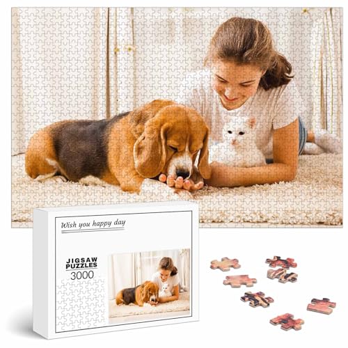 Puzzle Personalisiert mit Foto 500/1000/1500/2000/3000 Teile, Fotopuzzle selbst gestalten, Personalisierbares Geschenk Puzzle Personalisiert mit Foto 500/1000/1500/2000/3000 Teile, Fotopuzzle selbst gestalten, Personalisierbares Geschenk von JeathFea