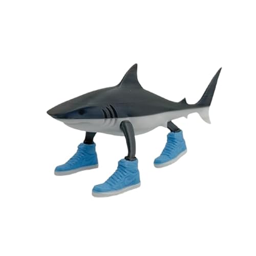 Jeayaeko Tralalero Tralala Tischdekoration Italienische Brainrot Sammelfiguren Tung Tung Tung Sahur Tischdekoration Meme Hai 3D Gedruckt Brainrot Spielzeug Geschenke für Fans von Jeayaeko