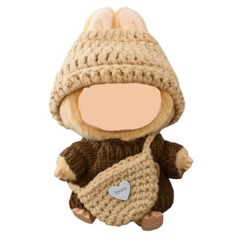 Kleidung für Labubu, Outfits für Labubu-Kleidung, Designer-Ropa para Labubu-Zubehör, 17 cm Puppentuch für 17 cm (keine Puppe) (Stil A) von Jeayaeko