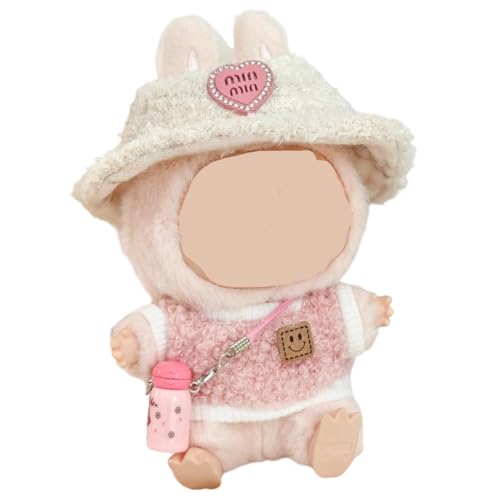Kleidung für Labubu, Outfits für Labubu-Kleidung, Designer-Ropa para Labubu-Zubehör, 17 cm Puppentuch für 17 cm (keine Puppe) (Stil C) von Jeayaeko