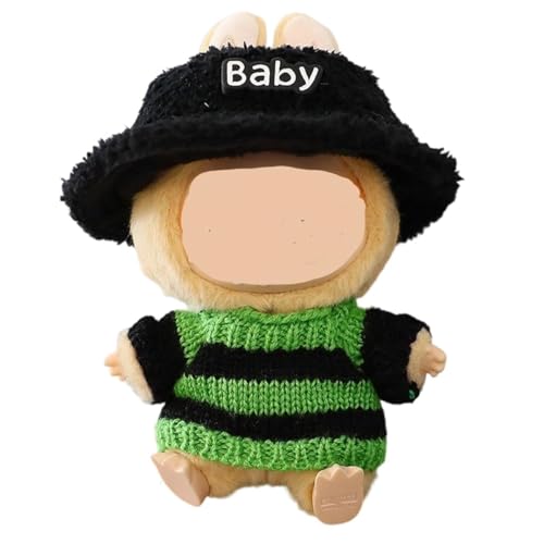 Kleidung für Labubu, Outfits für Labubu-Kleidung, Designer-Ropa para Labubu-Zubehör, 17 cm Puppentuch für 17 cm (keine Puppe) (Stil E) von Jeayaeko