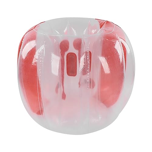 Aufblasbarer Kollisionsball, Langlebig, Unbegrenzt recycelbar. Lustiger Kollisionsball aus PVC. Verbesserter Safe mit Reparaturflicken für Campingpartys (Rot) von Jectse