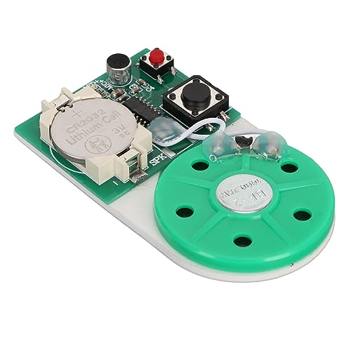 Jectse DIY Aufnehmbares Soundmodul 25 Sekunden, Einfache Bedienung, Umweltfreundlicher Lautspecher MIT Klebeband für Grußkarten, Bastelargesteiten, Spielebugugh Jectse DIY Aufnehmbares Soundmodul 25 Sekunden, Einfache Bedienung, Umweltfreundlicher Lautspecher MIT Klebeband für Grußkarten, Bastelargesteiten, Spielebugugh von Jectse