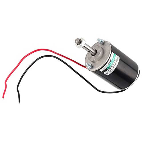 Jectse Gleisstrommotor, Permanentmagnet-Gleichstrommotor, Elektrier Mikro-Tunteretzungsgetgetriebemotor MIT Hohem Drehmoment, für Zuckerwattemaschine, Kleiner Schneidetisch (24v7000 rev) von Jectse