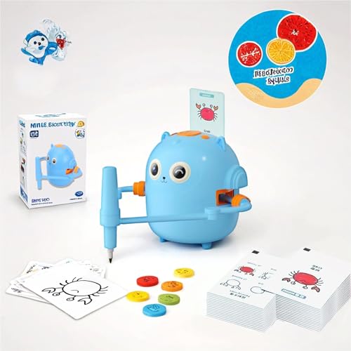 Jectse Intelligente Zeichnung Roboter, interaktive pädagogische Zeichnung Roboter mit Multi-Modi, automatische Malerei Kunst Lernspielzeug mit 100 Zeichnung Karten für Kinder Jectse Intelligente Zeichnung Roboter, interaktive pädagogische Zeichnung Roboter mit Multi-Modi, automatische Malerei Kunst Lernspielzeug mit 100 Zeichnung Karten für Kinder von Jectse