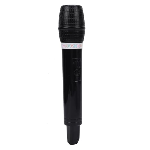 Jectse Plastiksimulation Mikrofonspielzeug Tun Mic Requisite für Erwachsene mit Leichtem Design für Cosplay -Geburtstagsfeier -Aufführung (Black) von Jectse