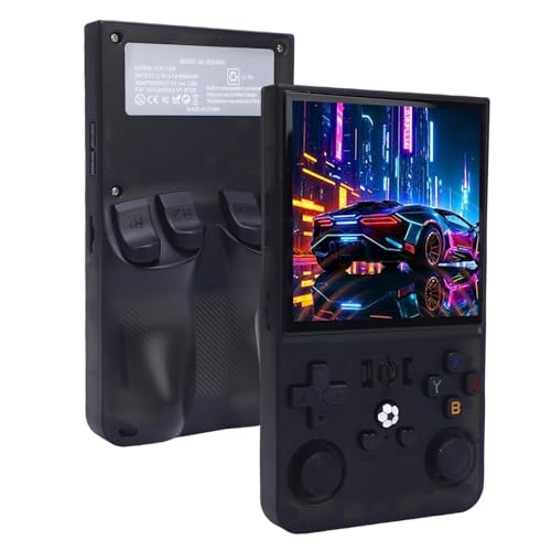 Jectse R36MAX Retro Handheld Game Console, 720x720 Bildschirm HD Games Retro Videokonsole, 4,0 -Zoll -IPS -Bildschirm 64 GB Tragbare Videospielkonsole für Erwachsene (64G) von Jectse