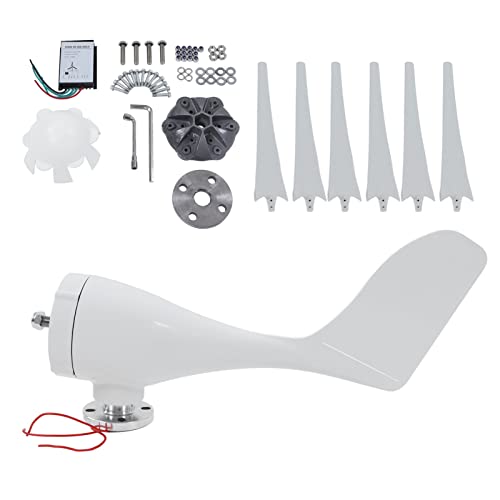 Jectse Windturbinen-Generator-Kit, 400 W MIT 6 Blättern, Windgenerator-Kit MIT LADEREGLER, Windkraft (DC24V) von Jectse