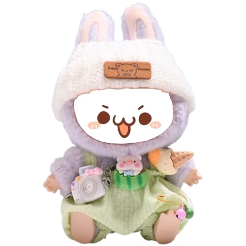 Cute Clothes for Labubu 17cm Doll Clothing Accessories Sets for Labubu Outfit Unique and Diverse No Doll Included (17cm Doll,Style_B) von Jeeeun