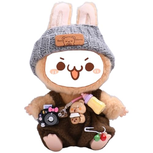 Cute Clothes for Labubu 17cm Doll Clothing Accessories Sets for Labubu Outfit Unique and Diverse No Doll Included (17cm Doll,Style_C) von Jeeeun