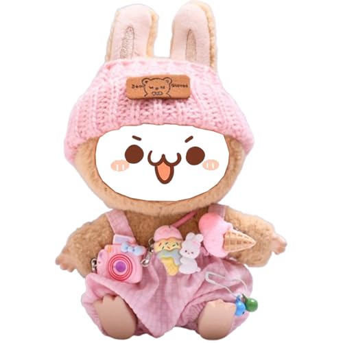 Cute Clothes for Labubu 17cm Doll Clothing Accessories Sets for Labubu Outfit Unique and Diverse No Doll Included (17cm Doll,Style_D) von Jeeeun