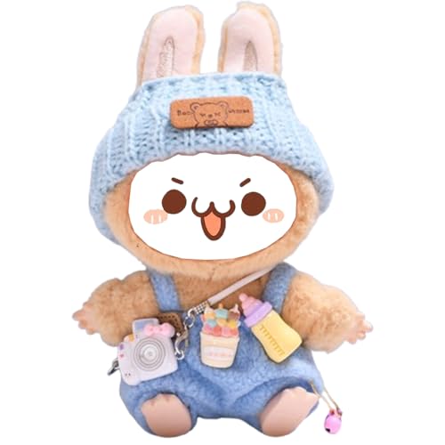 Cute Clothes for Labubu 17cm Doll Clothing Accessories Sets for Labubu Outfit Unique and Diverse No Doll Included (17cm Doll,Style_E) von Jeeeun
