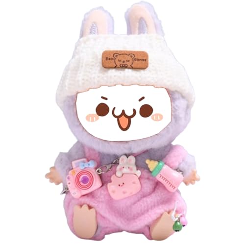 Cute Clothes for Labubu 17cm Doll Clothing Accessories Sets for Labubu Outfit Unique and Diverse No Doll Included (17cm Doll,Style_G) von Jeeeun