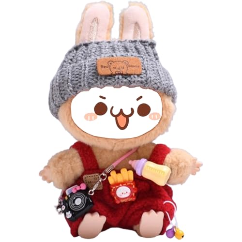 Cute Clothes for Labubu 17cm Doll Clothing Accessories Sets for Labubu Outfit Unique and Diverse No Doll Included (17cm Doll,Style_H) von Jeeeun