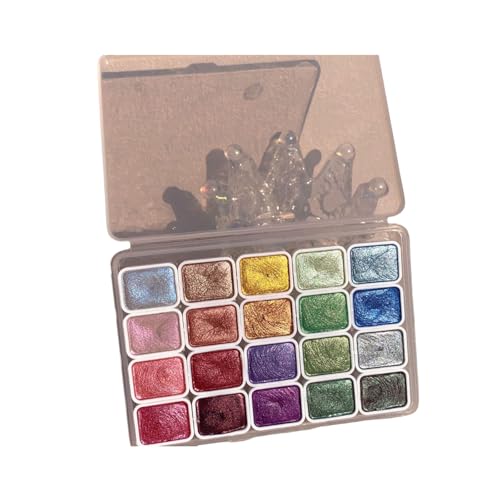 Jeeeun Kolorful - Powder Mineral Pearl Pigment Art Watercolor, Shifting Watercolor Painting Set, Shifting Watercolor Paint, Metallic Watercolor Paints (B) von Jeeeun