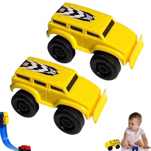 Jeeeun Magnetic Wall Climbing Toy Car, Gravity Wall-Climbing Toy Car, That Drive On Walls and Ceiling (Yellow) von Jeeeun
