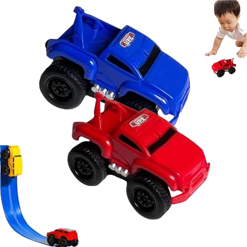 Jeeeun Magnetic Wall Climbing Toy Car, Inertial Anti-Gravity Car for Boys and Girls, Magnetic Climbing Vehicle for Smooth Walls, Windows, Fridge Surfaces (2 Pcs B) von Jeeeun