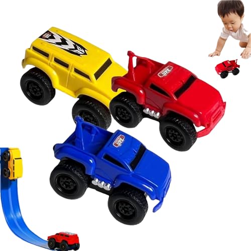 Jeeeun Magnetic Wall Climbing Toy Car, Inertial Anti-Gravity Car for Boys and Girls, Magnetic Climbing Vehicle for Smooth Walls, Windows, Fridge Surfaces (3 Pcs) von Jeeeun