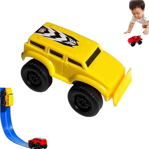 Jeeeun Magnetic Wall Climbing Toy Car, Inertial Anti-Gravity Car for Boys and Girls, Magnetic Climbing Vehicle for Smooth Walls, Windows, Fridge Surfaces (Yellow) von Jeeeun