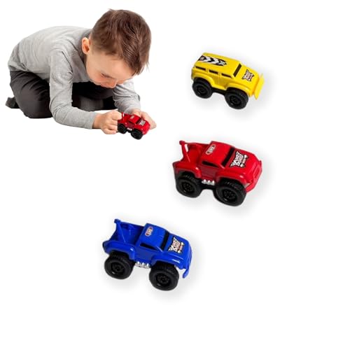 Jeeeun Magnetic Wall Climbing Toy Car, Magnetic Toy Car Set for Boys and Girls, Indoor Wall Vehicle Toy (3pcs) von Jeeeun