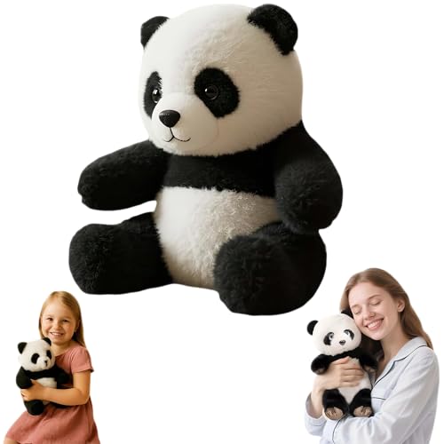 Jeeeun The Pandy - Emotional Healing on Demand, The Pandy Hug Motion 2.0 - Soft Emotional Support Stuffed Animal, Kawaii Weighted Panda Teddy for Relieve Stress and Hug You (1pcs) von Jeeeun