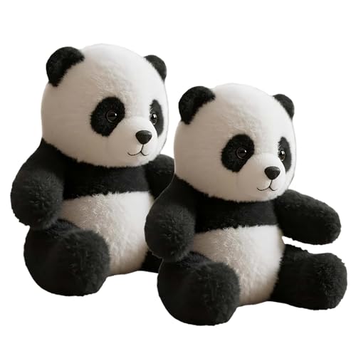 Jeeeun The Pandy– Emotional Healing on Demand, Ultra-Soft Realistic Panda Plush Toy for Stress Relief, Soothing Sleep and Loneliness Relief (2pcs) von Jeeeun