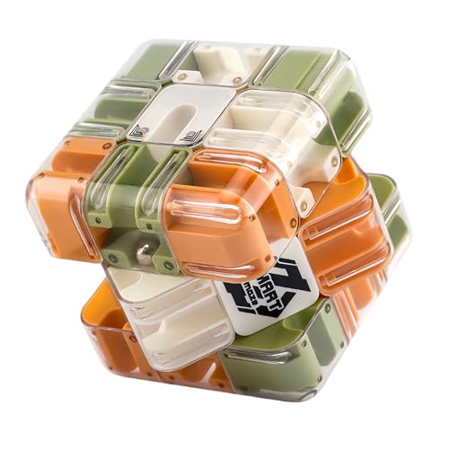 Large Labyrinth 3D Puzzle Maze Cube, Engaging Brain Teaser Toy, 3D Maze Cube, Improve Spatial Recognition and Cultivate Logical Thinking (Colorblock) von Jeeeun