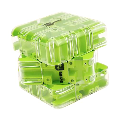 Large Labyrinth 3D Puzzle Maze Cube, Engaging Brain Teaser Toy, 3D Maze Cube, Improve Spatial Recognition and Cultivate Logical Thinking (Green) von Jeeeun