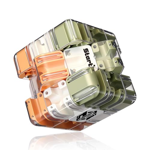 Large Labyrinth 3D Puzzle Maze Cube - Engaging Brain Teaser Toy (Multicolor) von Jeeeun