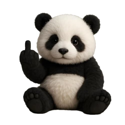 Meet The Attitude Squad, Tiny Plush Rebels with Sass & Snuggles Perfect Pocket-Sized Toys for Stress Relief & Humorous Gifts for Sassy Friends (Panda) von Jeeeun