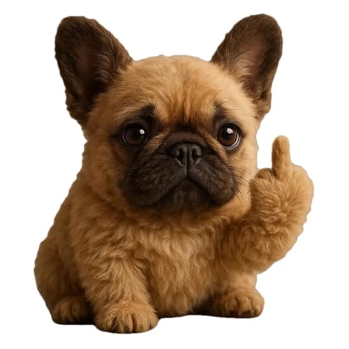 Meet The Attitude Squad, Tiny Plush Rebels with Sass & Snuggles Perfect Pocket-Sized Toys for Stress Relief & Humorous Gifts for Sassy Friends (Rebel French Bulldog) von Jeeeun