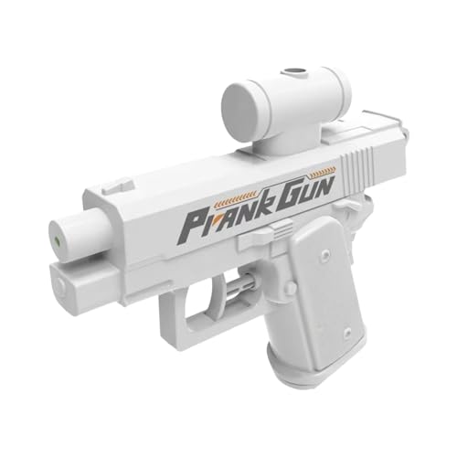 Prank Water Gun, 2025 New Prank Two-Way Water Gun, Can Spray from Front and Back (White) von Jeeeun
