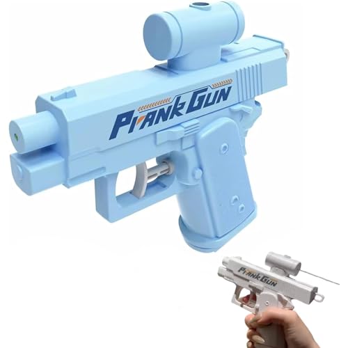 Prank Water Gun, 2025 New Two-Way Water Gun, Spray Fun Trick! Shoots Front & Back, Novelty Gifts for Friends, Family, School (Blue) von Jeeeun