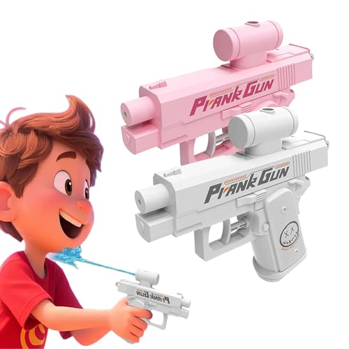 Prank Water Gun, Trap Attack! Double-Sided Surprise Splash Gun, Party Game Must-Have, Family Fun, Outdoor Chase Toy (2pcs A) von Jeeeun