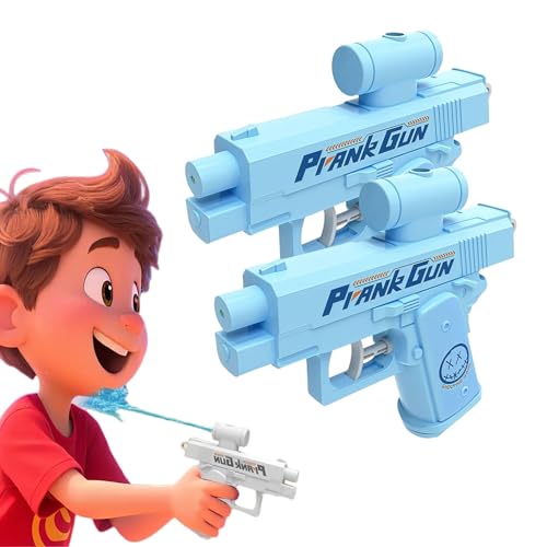 Prank Water Gun, Trap Attack! Double-Sided Surprise Splash Gun, Party Game Must-Have, Family Fun, Outdoor Chase Toy (2pcs Blue) von Jeeeun