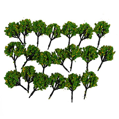 Jeenuuder 20 Stück 2,8 Modellzug Landschaft mit gelben Blumen, Maßstab 1/100 Jeenuuder 20 Stück 2,8 Modellzug Landschaft mit gelben Blumen, Maßstab 1/100 von Jeenuuder