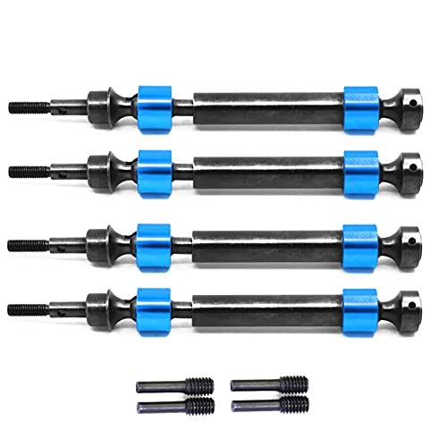Jeenuuder 4 Stück CVD-Antriebswelle aus Hartstahl für 1/10 4S 89076-4 Zubehör für Autoaufrüstungsteile mit Fernbedienung, 2 Jeenuuder 4 Stück CVD-Antriebswelle aus Hartstahl für 1/10 4S 89076-4 Zubehör für Autoaufrüstungsteile mit Fernbedienung, 2 von Jeenuuder