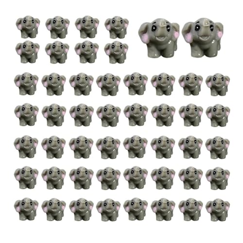 Jeenuuder 50 Stück Minifiguren von Dschungeltieren, Kunstharz, winzige Tiere, Miniaturen, Wildtiere, Miniaturen, Gartenzubehör, B Jeenuuder 50 Stück Minifiguren von Dschungeltieren, Kunstharz, winzige Tiere, Miniaturen, Wildtiere, Miniaturen, Gartenzubehör, B von Jeenuuder